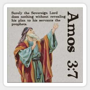 Amos 3:7 Sticker